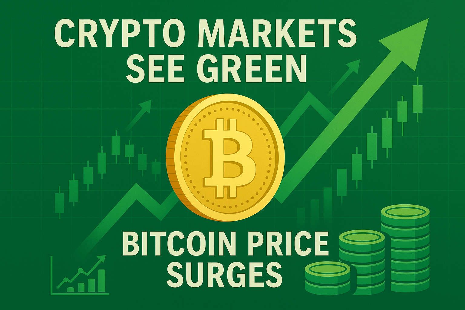 Crypto Markets See Green as Bitcoin Price Surges
