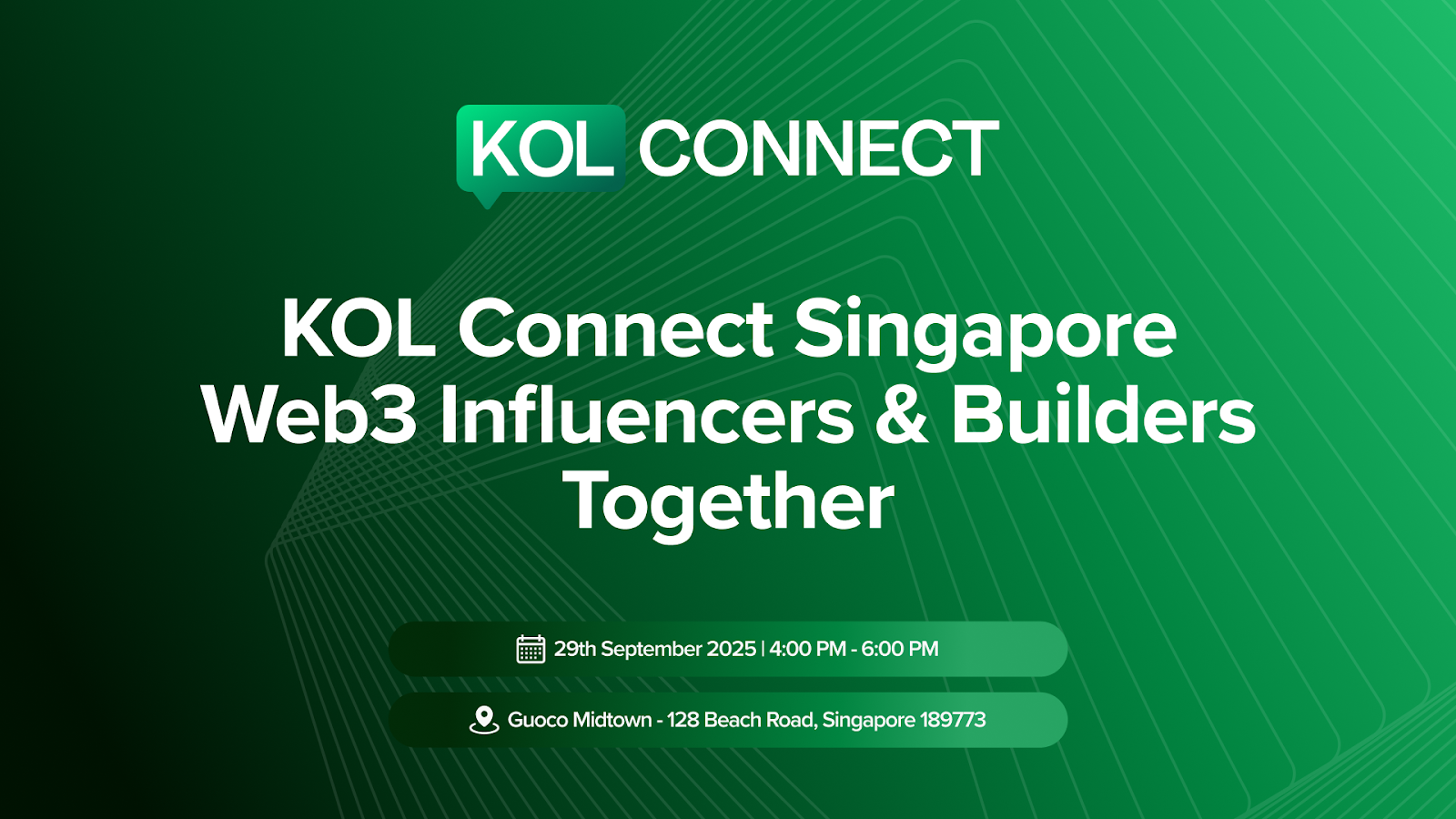 KOL Connect Singapore: Web3 Influencers and Builders Together