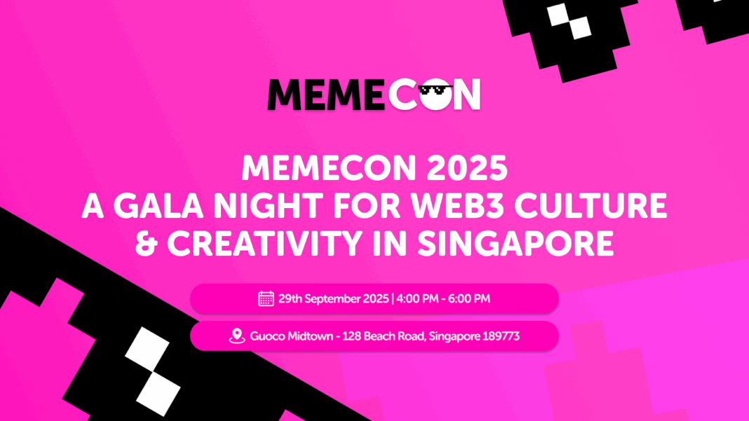 MemeCon 2025: A Gala Night for Web3 Culture & Creativity in Singapore