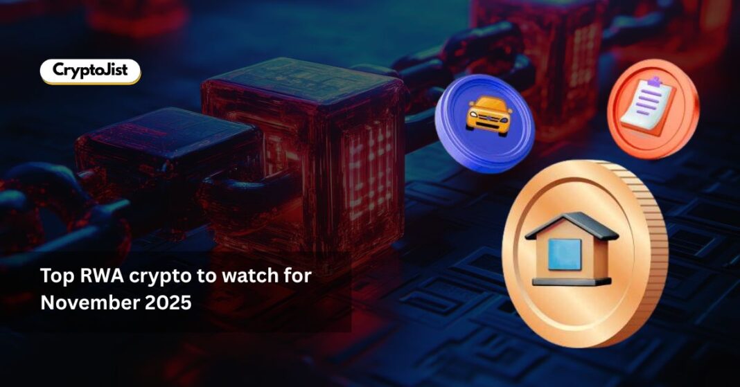 Top RWA crypto to watch for November 2025