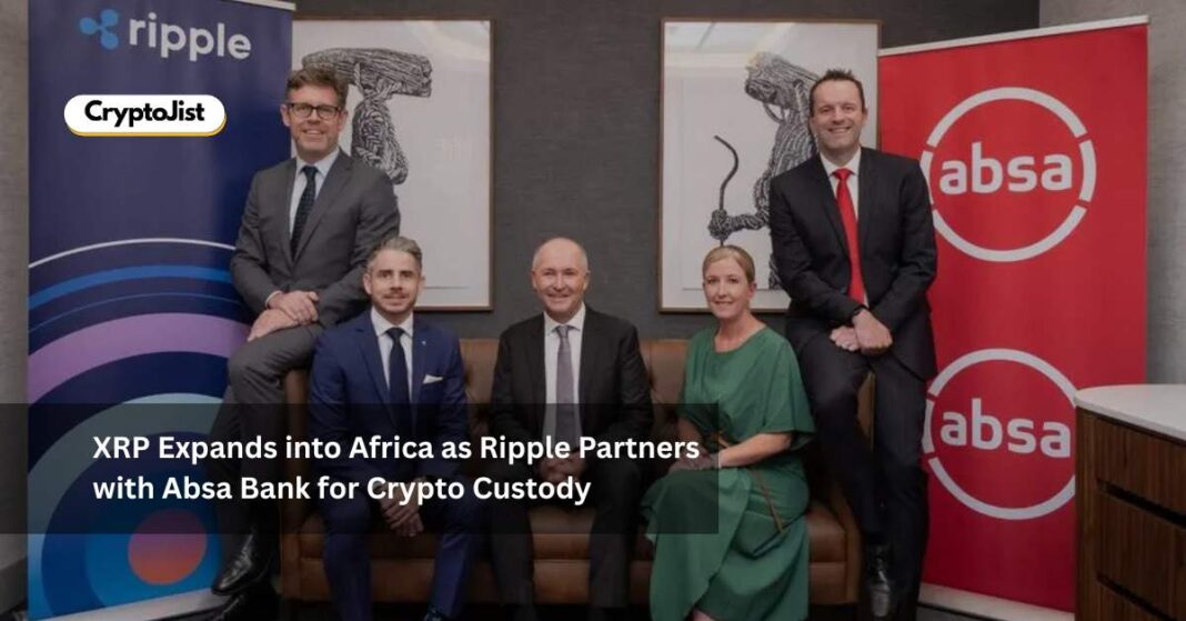 XRP Expands into Africa as Ripple Partners with Absa Bank for Crypto Custody