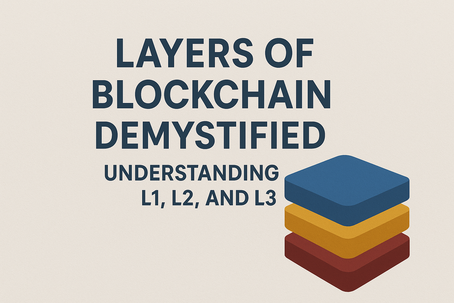 Layers Of Blockchain Demystified – Understanding L1, L2, and L3