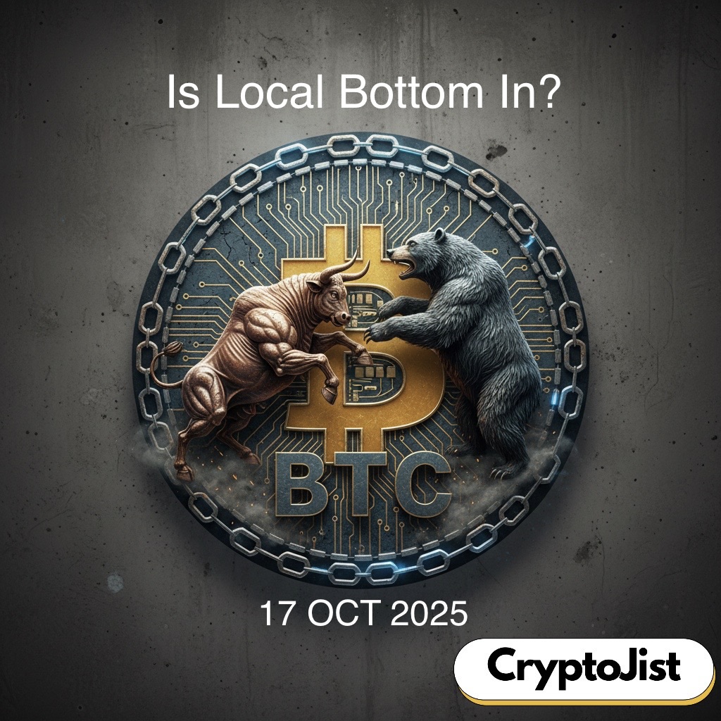 Is Bitcoin Local Bottom In? Crypto Market Update 17 OCT