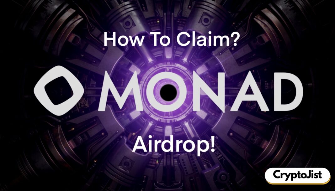 illustration of how to claim monad airdrop