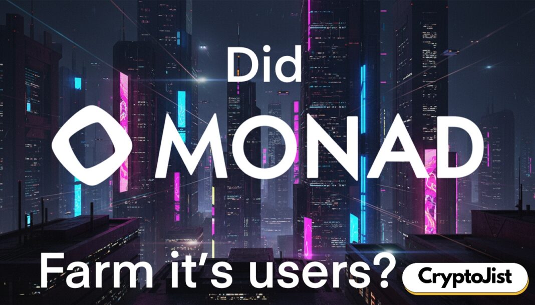 Illustration of did monad farm it’s users in the name of an airdrop