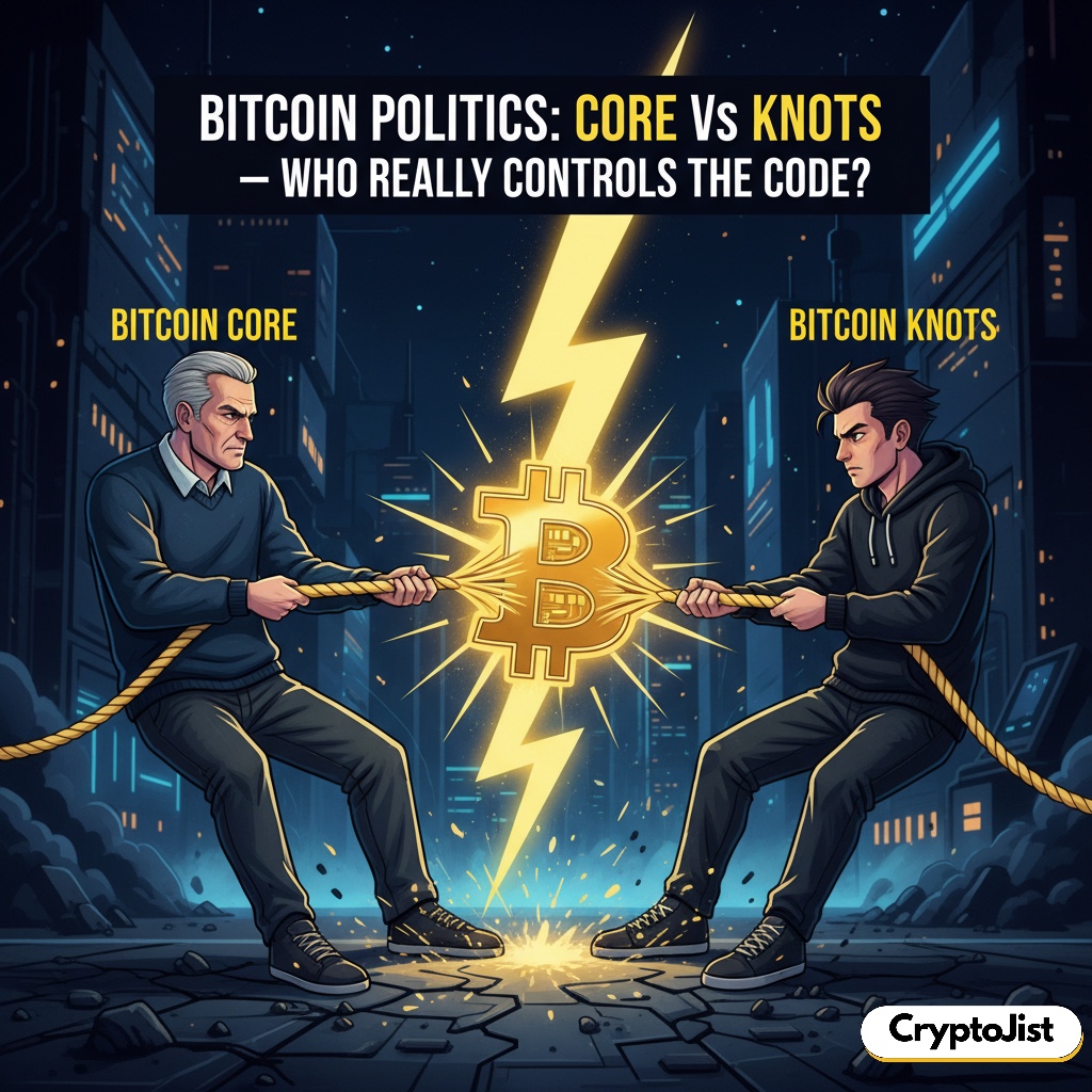 Bitcoin Politics: Core Vs Knots — Who Really Controls The Code?