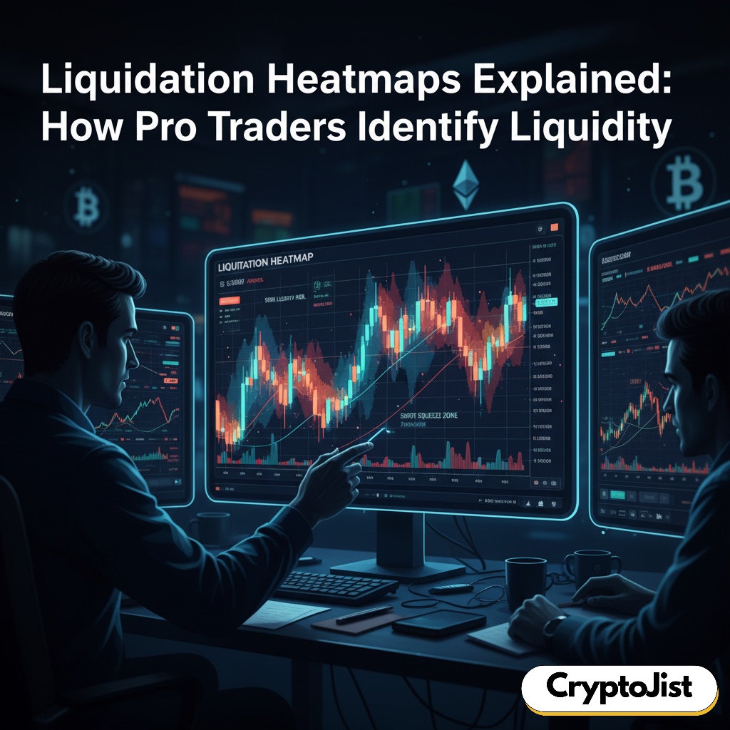 Illustration of Liquidation Heatmaps and how pro traders use it for their advantage.