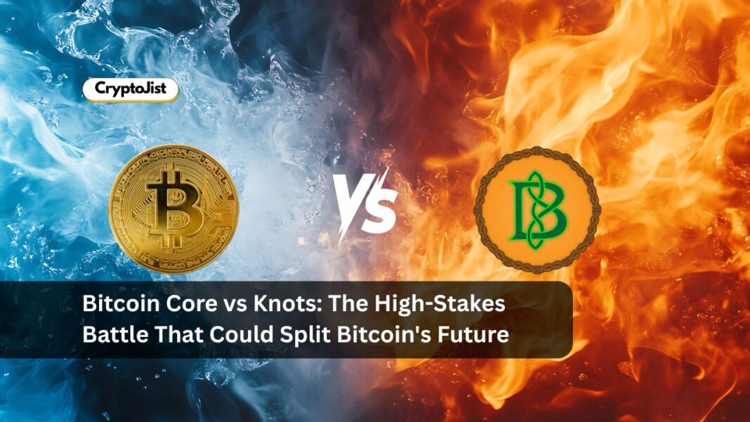 Bitcoin Core vs Knots: The High-Stakes Battle That Could Split Bitcoin's Future