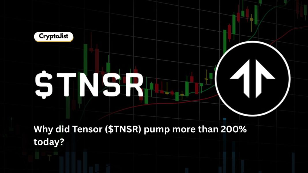 Why did Tensor (TNSR) pump more than 200% today?