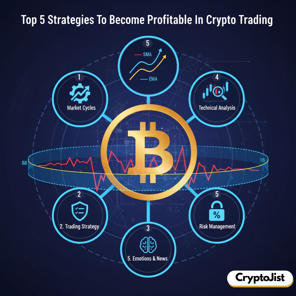 Top 5 Strategies To Become Profitable In Crypto Trading
