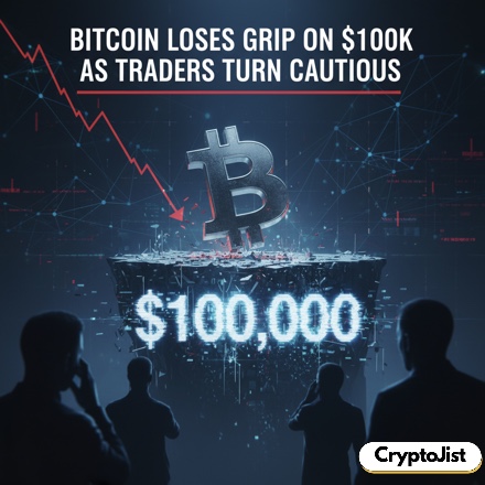 Bitcoin Loses $100K As Traders Turn Cautious