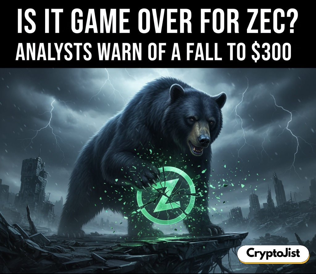 Is It Game Over For ZEC? Analysts Warn Of A Fall To $300