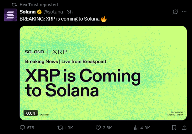 Hex Trust Launches Wrapped XRP to Boost DeFi Utility. Will XRP pump to $2.5 before 2026?