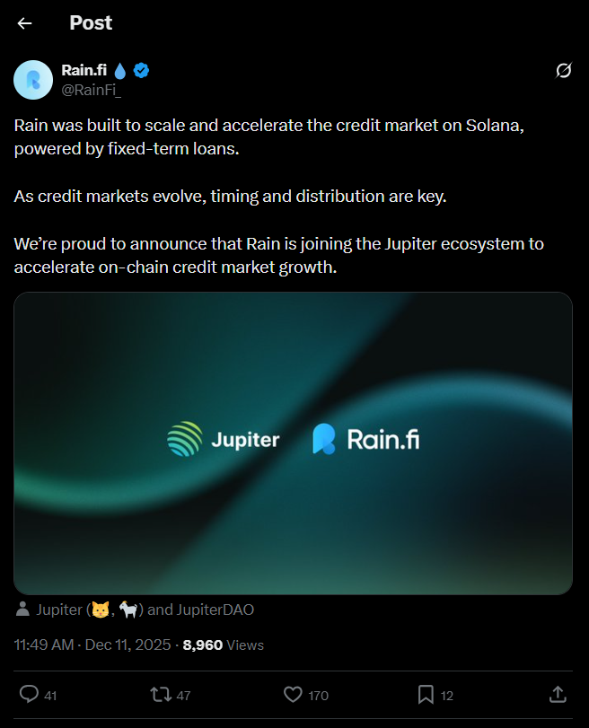 Jupiter Unveils JupUSD Stablecoin. SOL Price to Hit $150 Before December Ends?