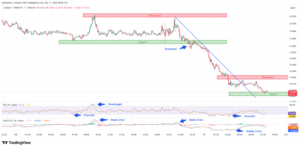Cardano’s 10% Crash After Huge $70M Upgrade Approval: Can ADA Recover $0.50?