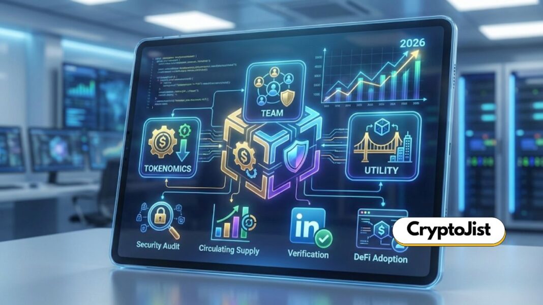 How to Analyze a Cryptocurrency Project in 2026: Tokenomics, Team & Utility