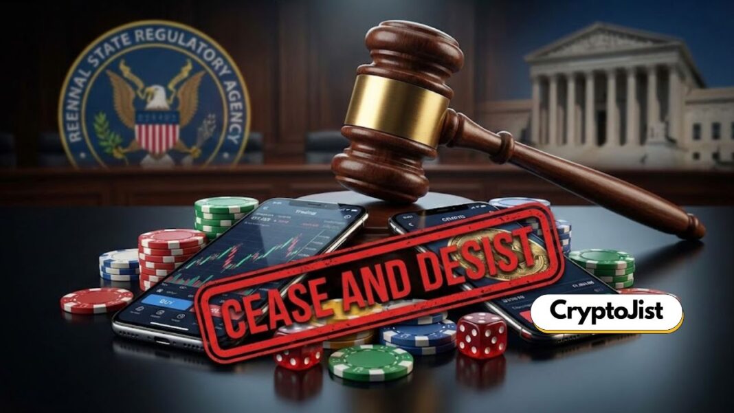Robinhood, Kalshi & Crypto.com Accused of Operating Illegal Gambling Rings