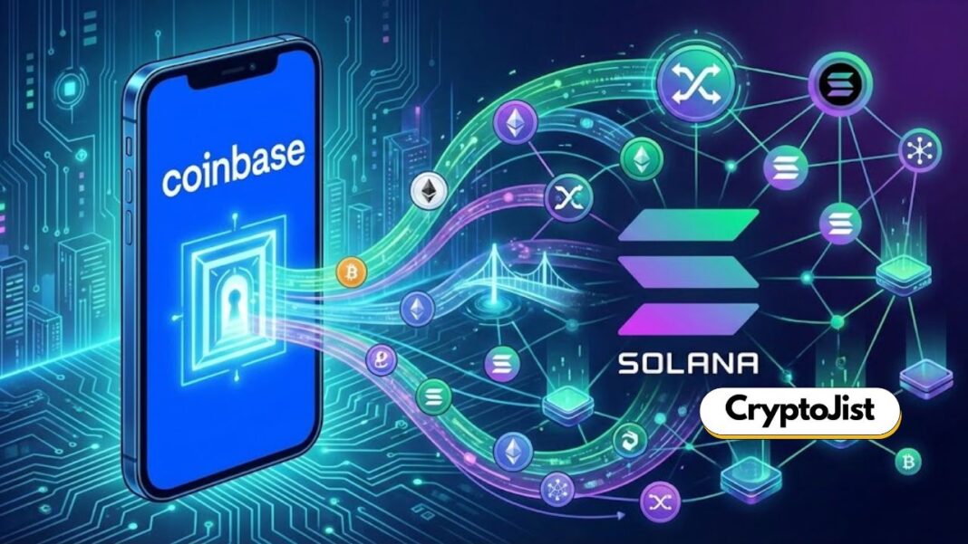 Coinbase Adds Solana Token Support Through In-App DEX Upgrade