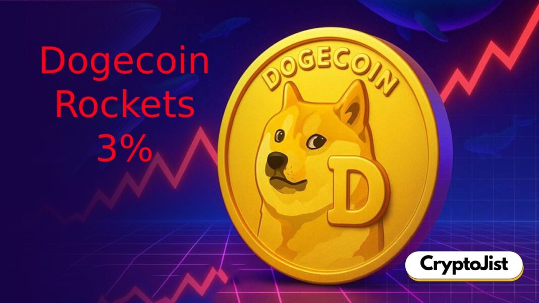 Dogecoin Rockets 3% in 24 Hours. Will It Break $0.15 before 2026?”