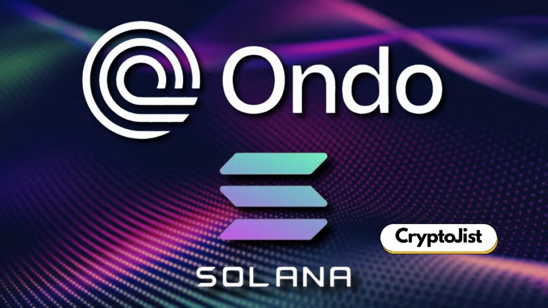 Ondo Finance to Offer Tokenized US Stocks on Solana