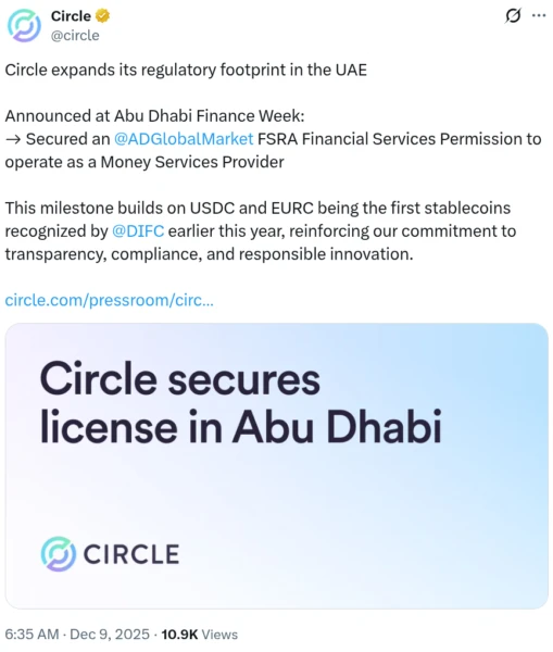 Circle’s Greenlight in Abu Dhabi to Shake Crypto in the UAE?