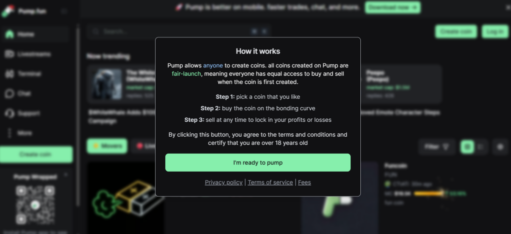 disclaimer before entering the launch.