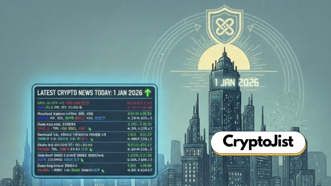 Latest Crypto News Today: 1 Jan 2026