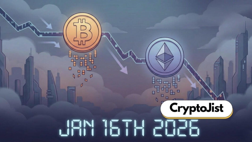 Why Is The Crypto Down Today? Jan 16th 2026