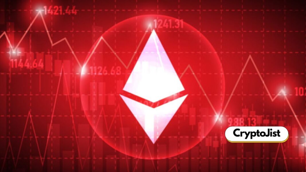 Ethereum Continues to Bleed as Vitalik Offloads Millions in ETH