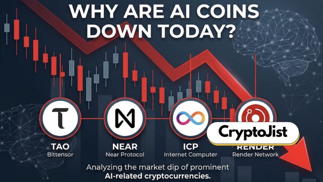 Why Are Ai Coins Down Today? Tao, Near, ICP and Render