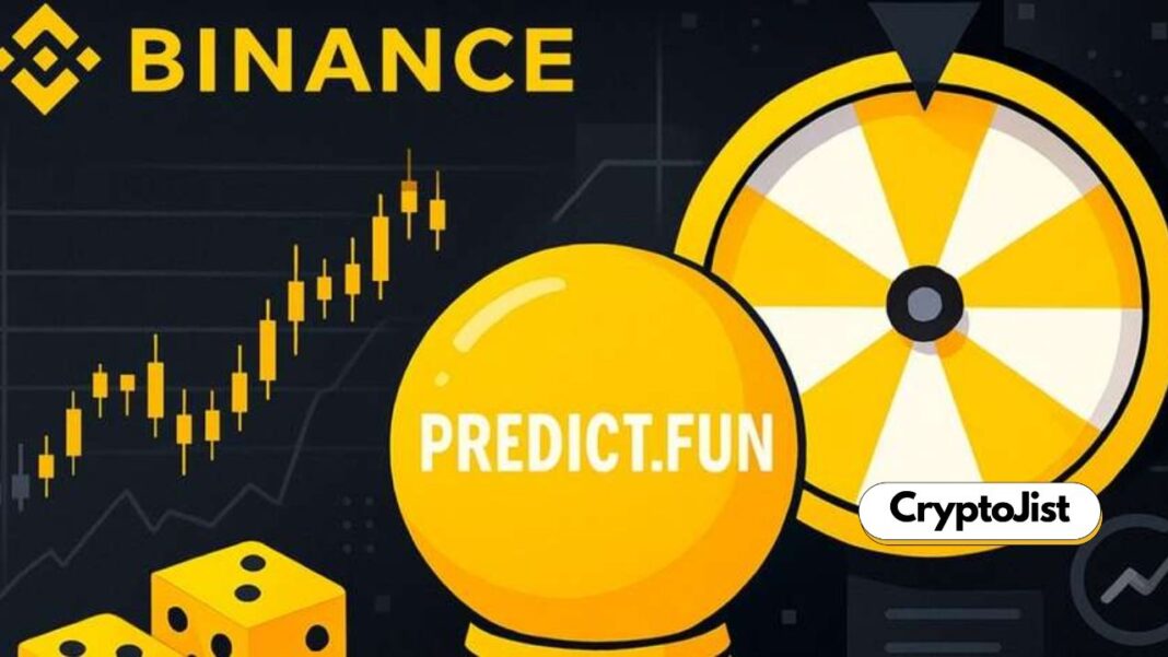 Binance Launches Prediction Markets With Predict.fun