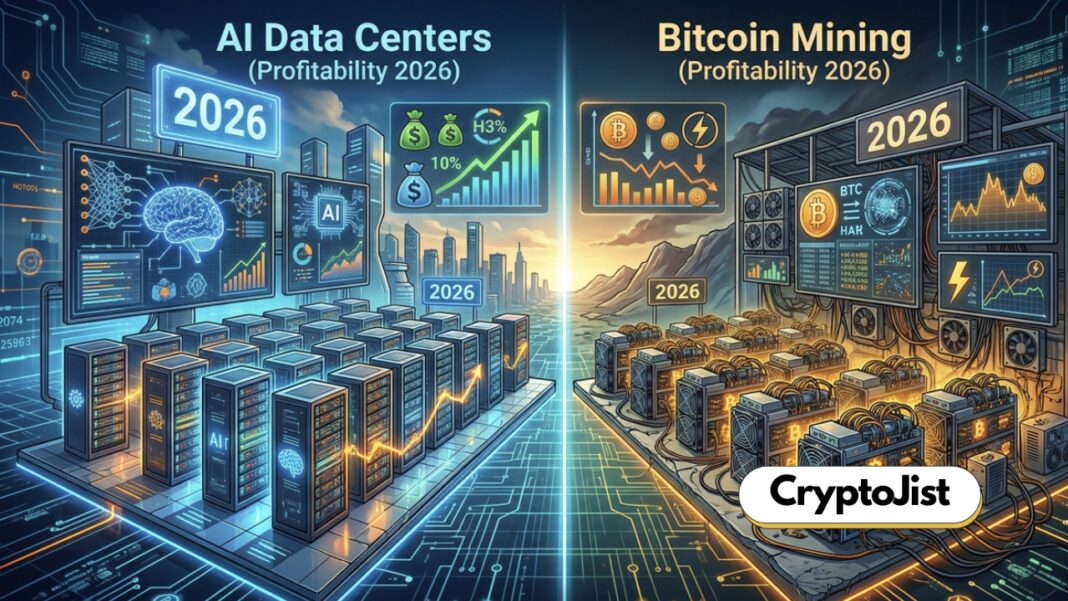 AI Data Centers vs Bitcoin Mining: Which Is More Profitable in 2026?